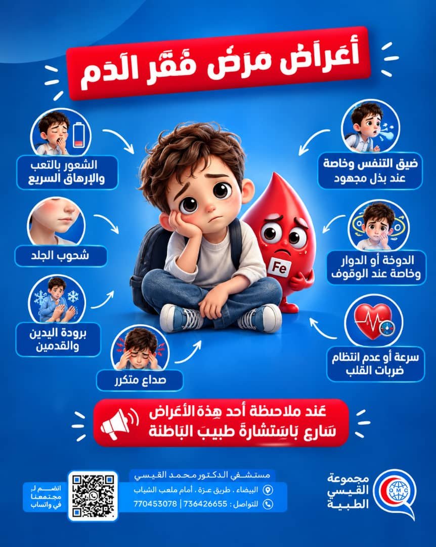 اعراض فقر الدم