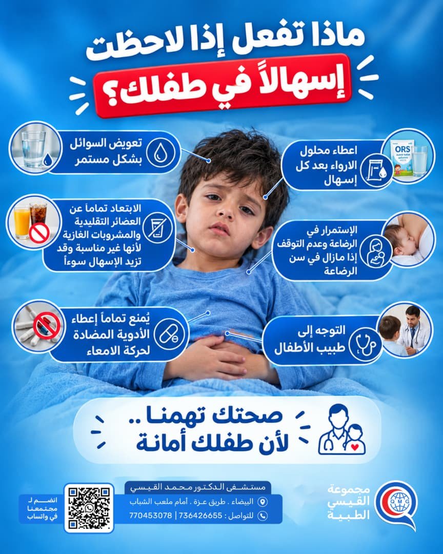 ماذا تفعل عند ملاحظة اسهال في طفلك